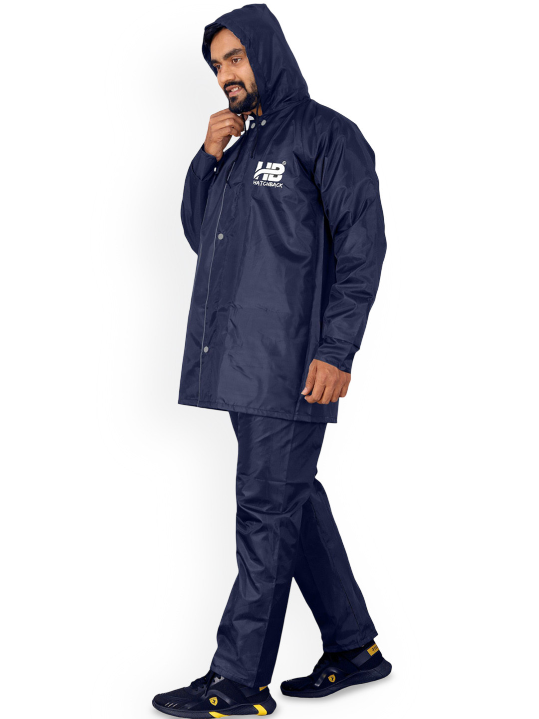 SANCIA Men Polyester Reversible Double Coated Rain Suit
