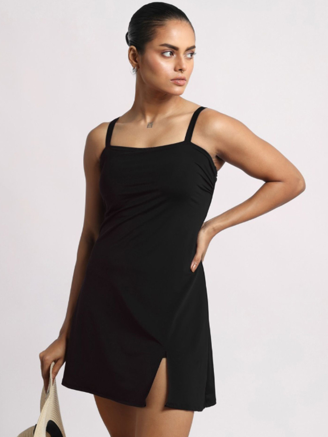 Suman Nathwani Women Shoulder Strap Swimwear with Shorts