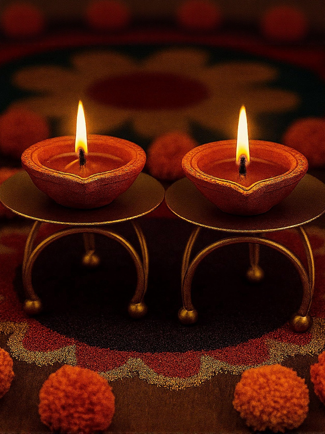 Go Hooked Set of 2pcs  Metal Matte Gold Finish Home Gift Sets