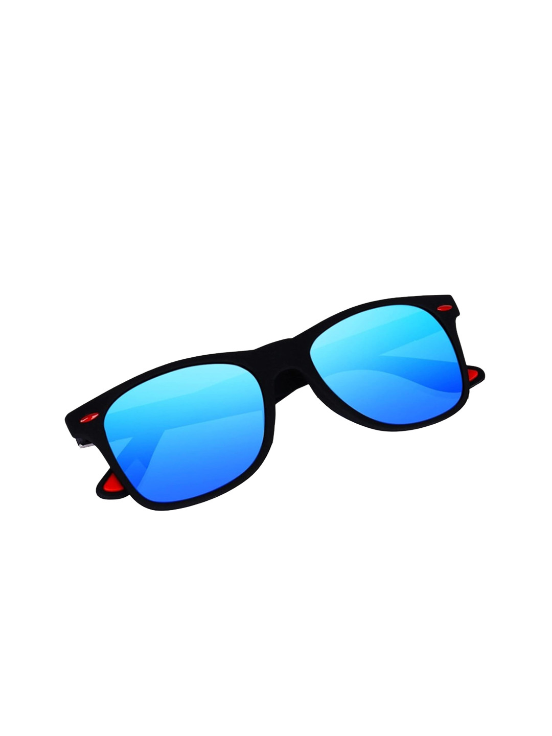 NIVICK Unisex Full Rim Style Round Shape Wayfarer Sunglasses with kcblue_01_vick