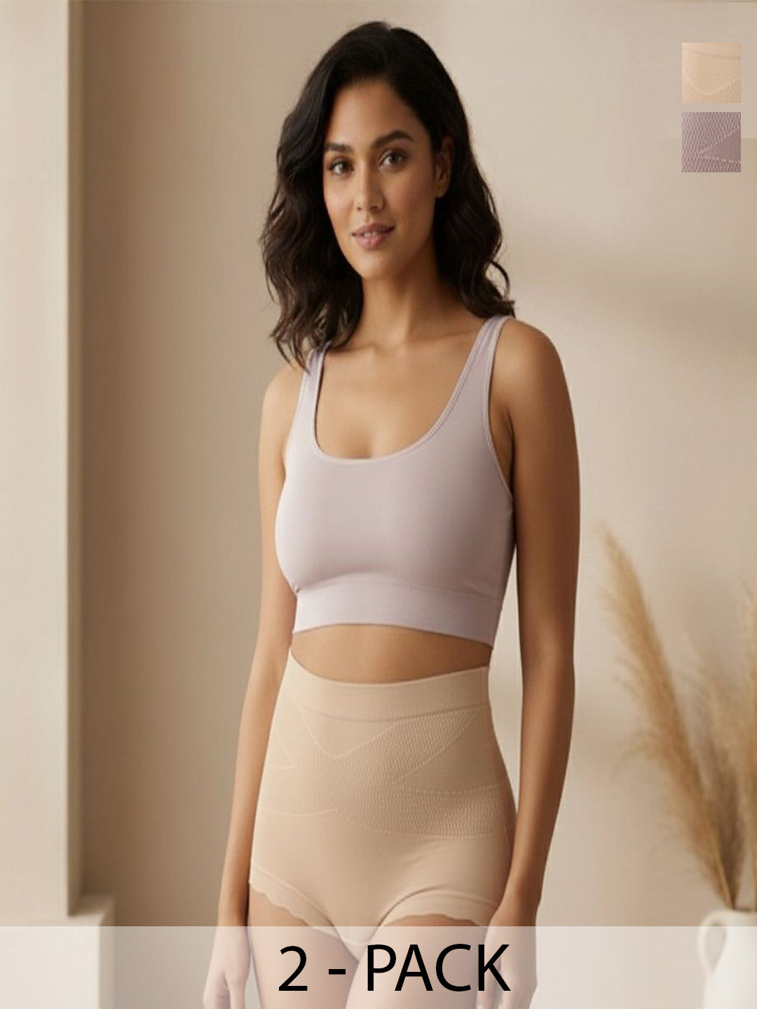 JETVELI Women High Rise Hipster Briefs