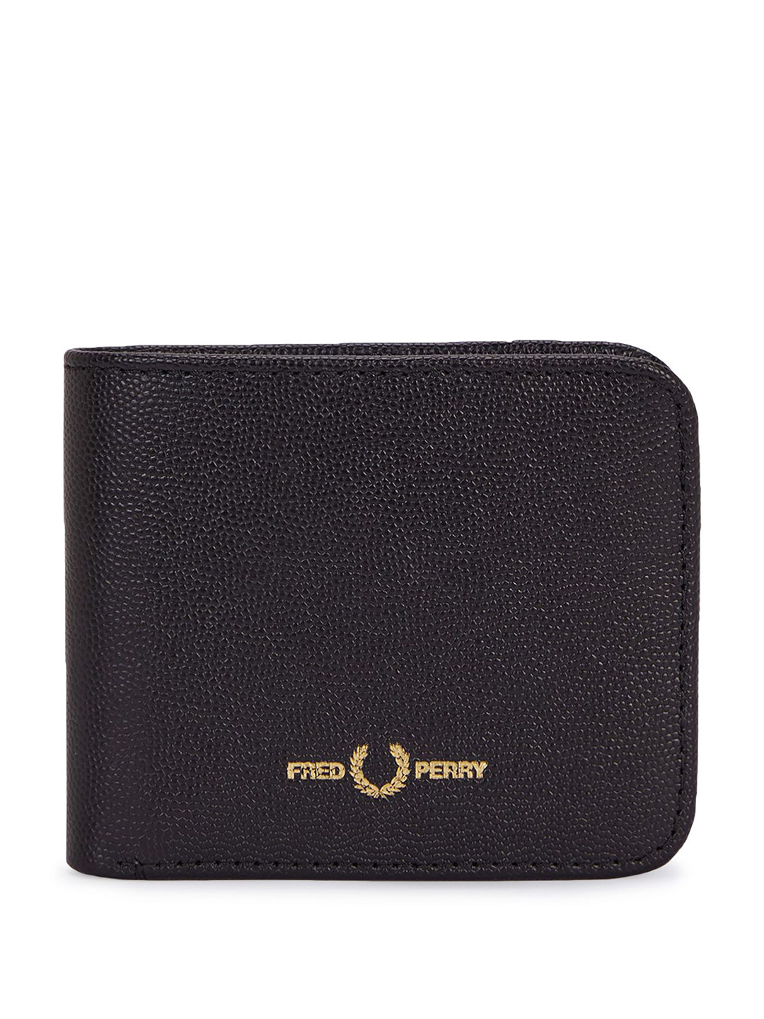 Fred Perry Men Leather Two Fold Wallet