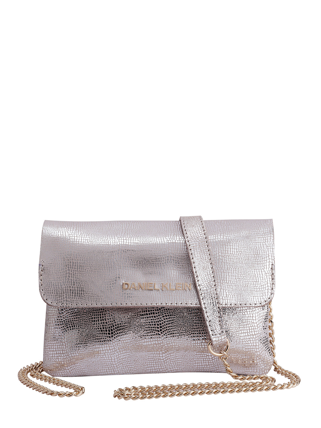 Daniel Klein Textured Leather Sling Bag