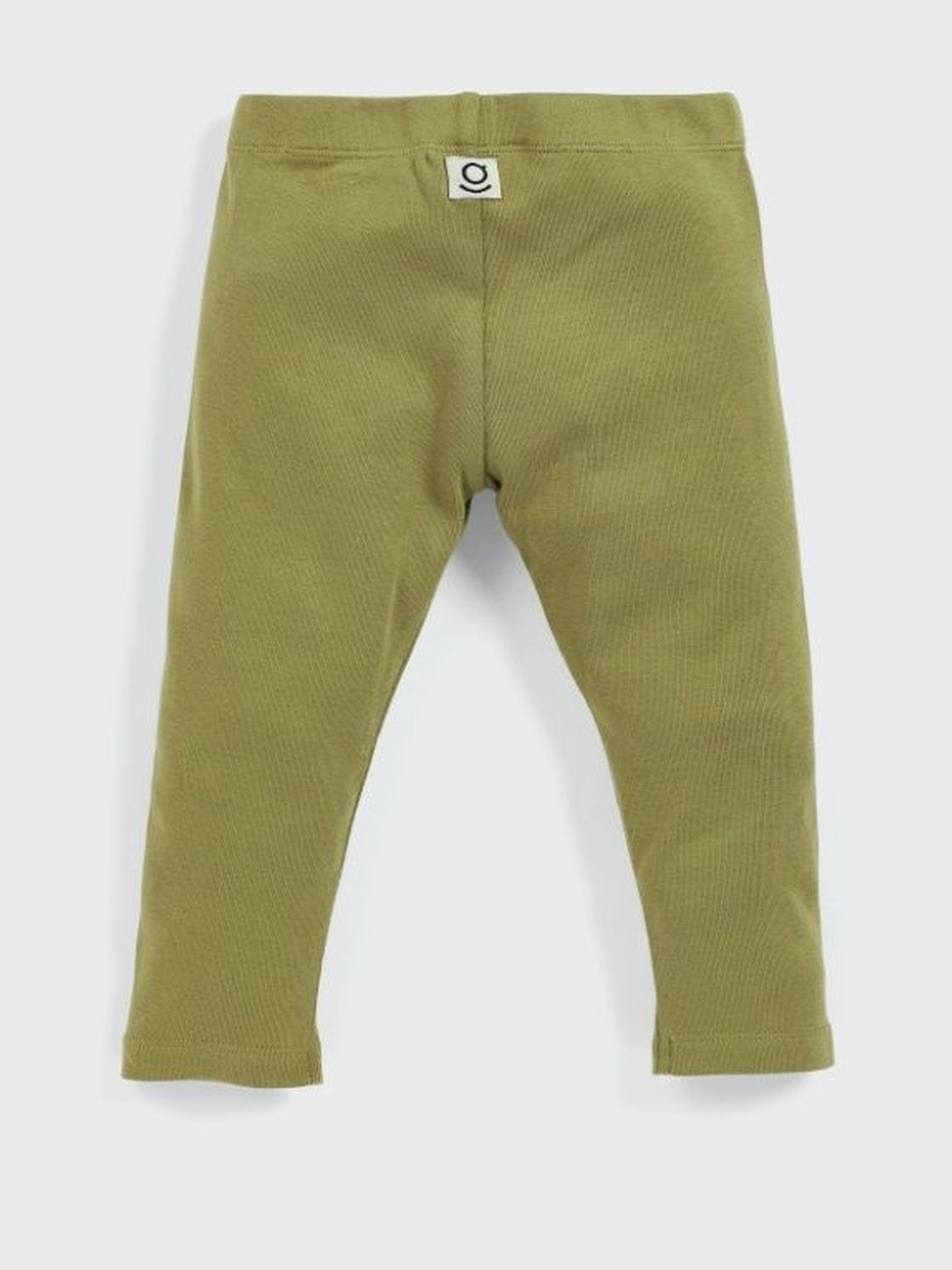 SPROG COLLECTION Kids Green Solid Organic Cotton Leggings