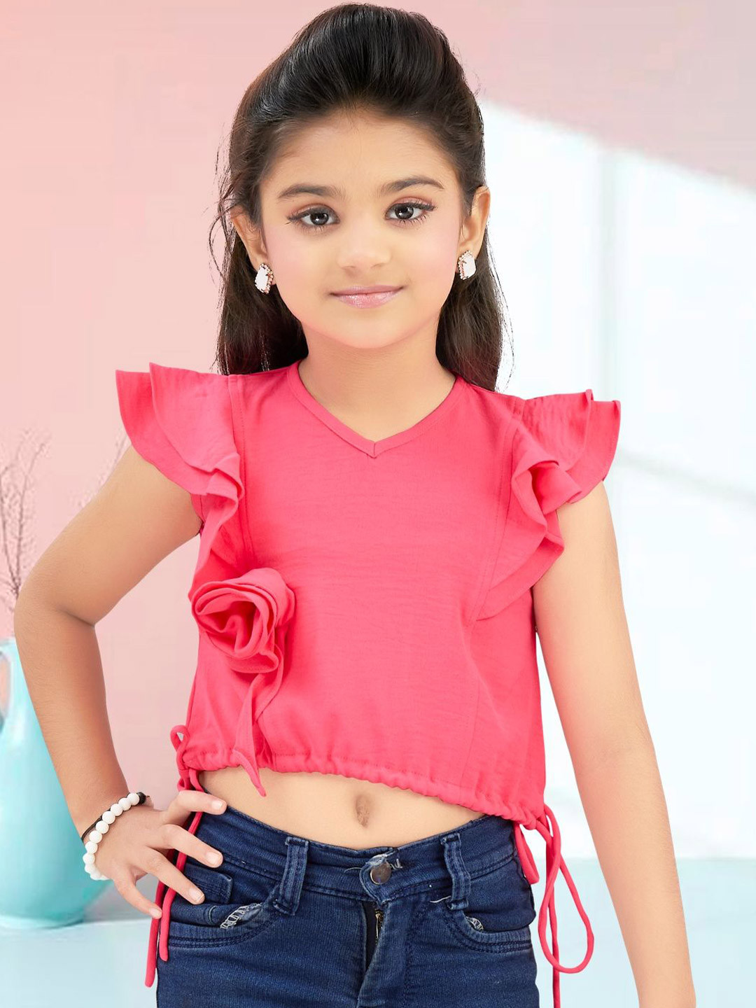 Lei-Chie Girls  Corsage Regular Top