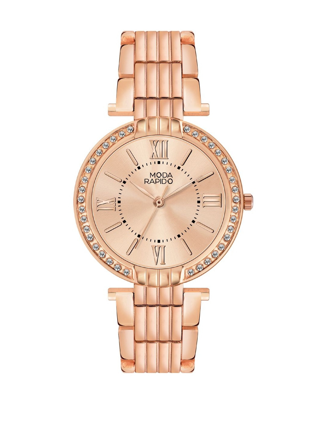 Moda Rapido Women Dial & Stainless Steel Straps Analogue Watch MRW-4103-Rosegold