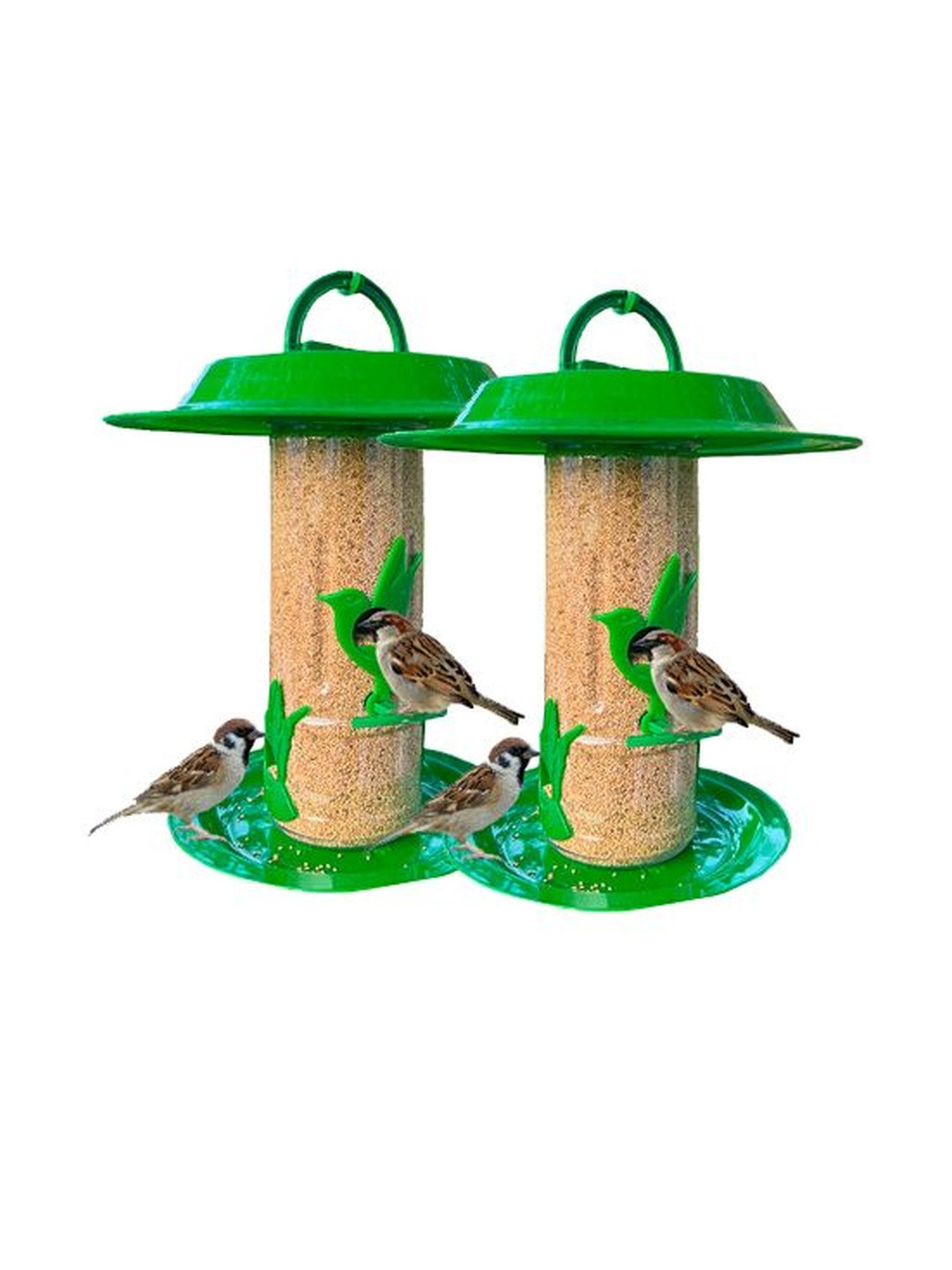 AMIJIVDAYA Pack of 2 Bird Feeder With Hanging Hook