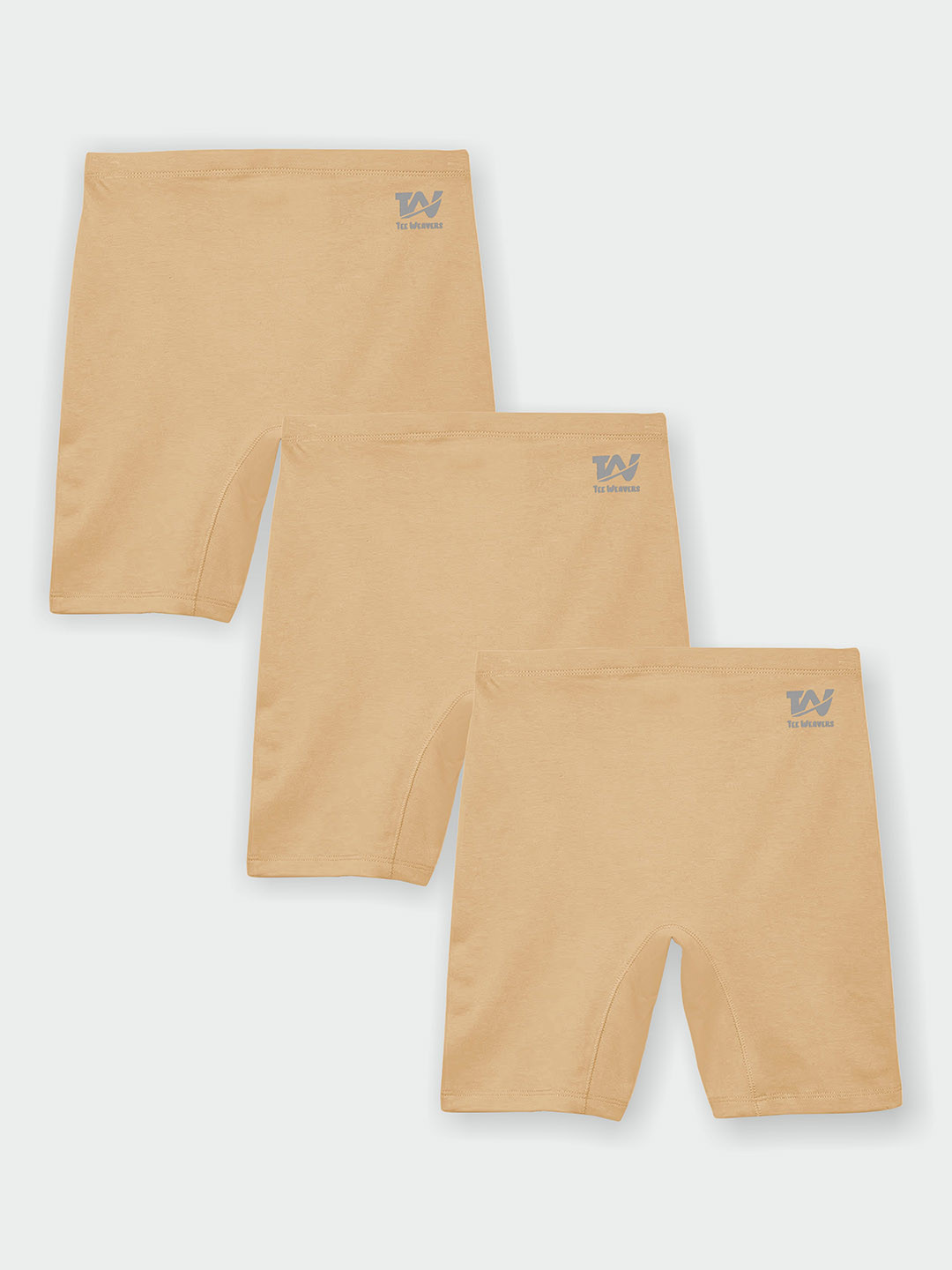 Tee Weavers Girls Pack Of 3 Slip On Cycling Sports Shorts