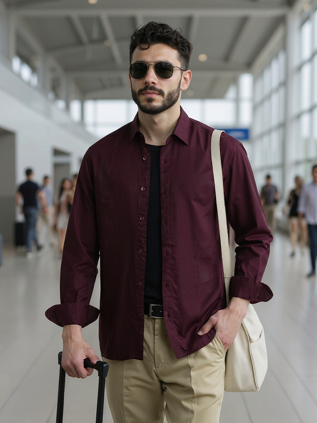 COVE AND LANE India Slim Fit Casual Shirt