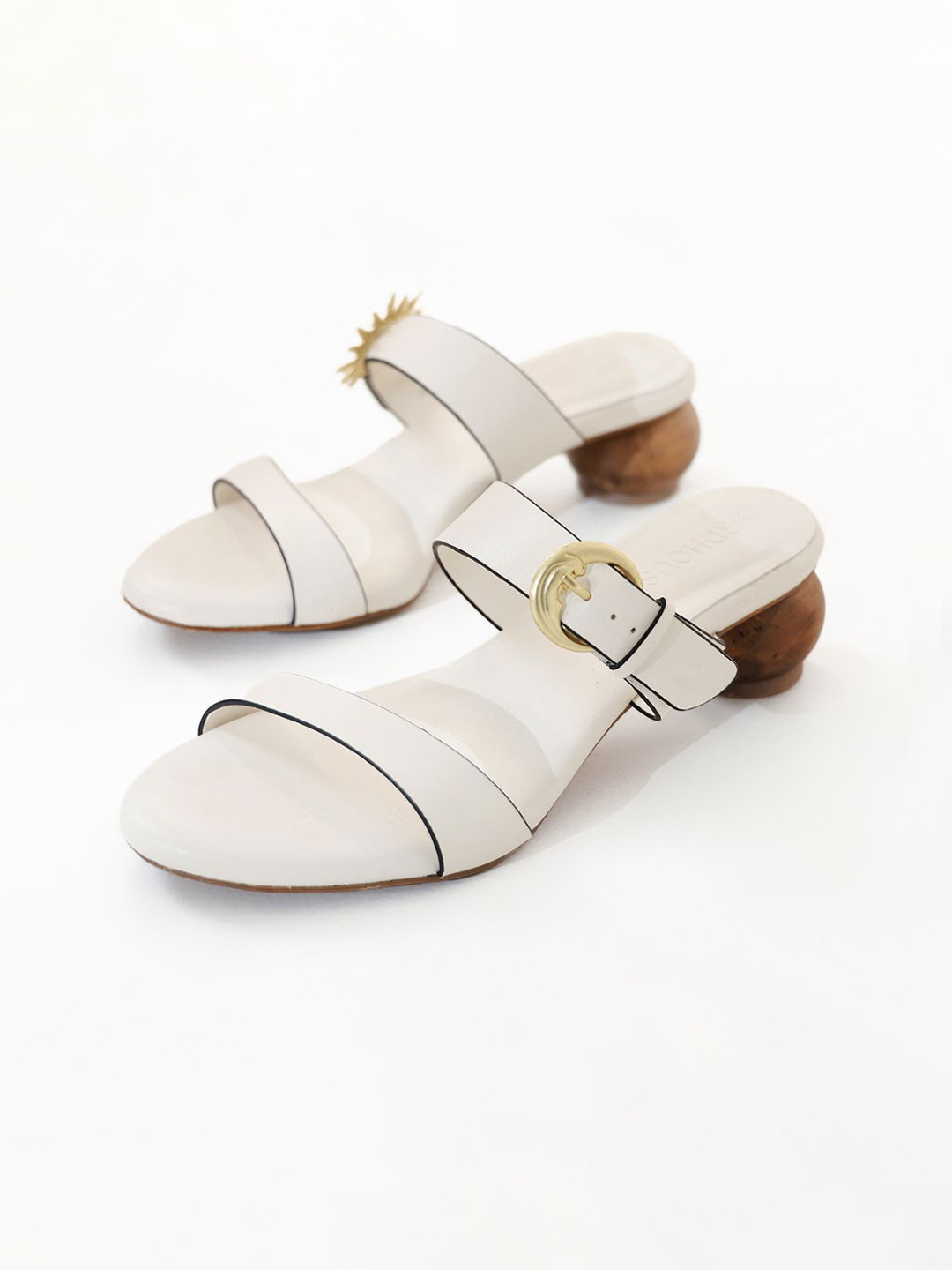 BIRDHOUSE Women Birdhouse Saanjh Heels White Graceful Party Heel Sandals