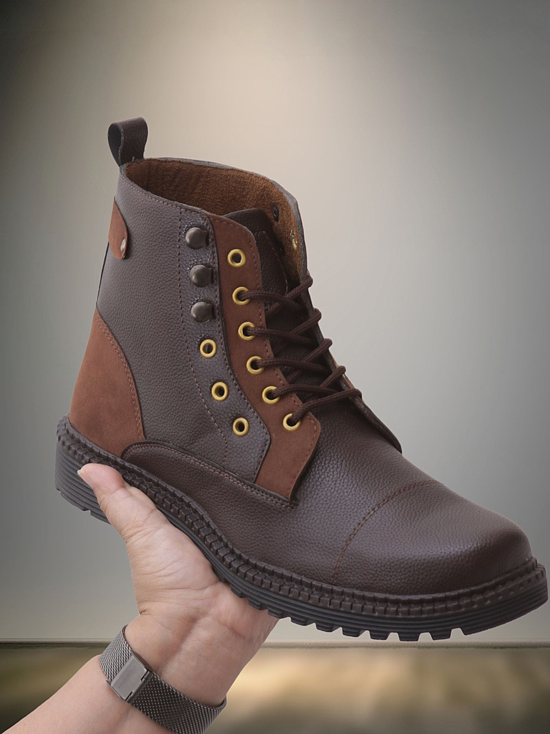 RANFO Men Synthetic Leather Derbys