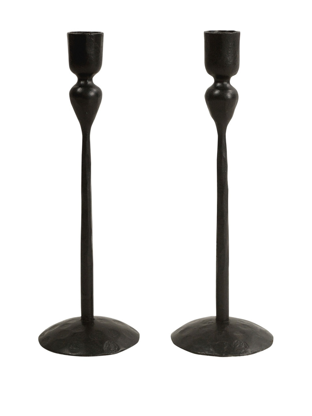 Maison Modern Black 2 Pieces Candle Holders