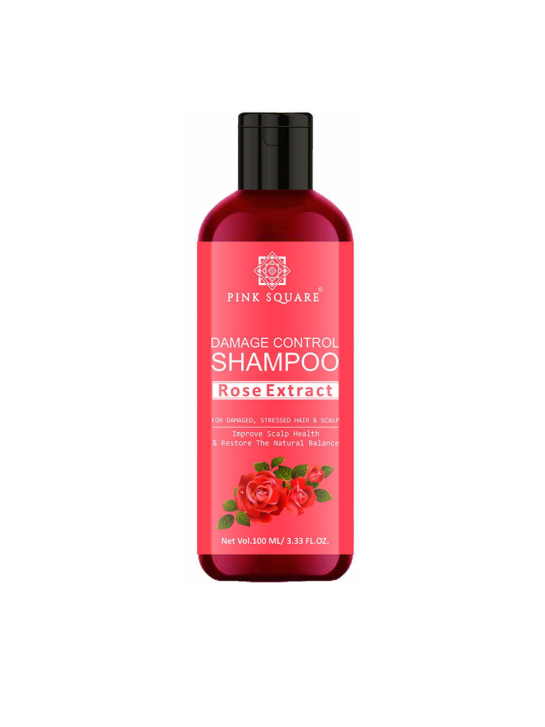 Pink Square Damage Control Shampoo With Rose Extract - 100 ml
