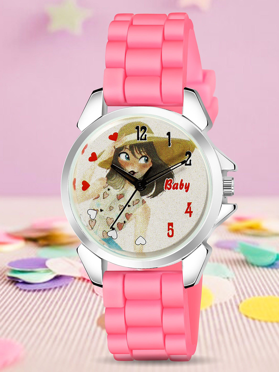 YOUNG MISSION Girls Printed Dial Analogue Watch BT 002 PK 05