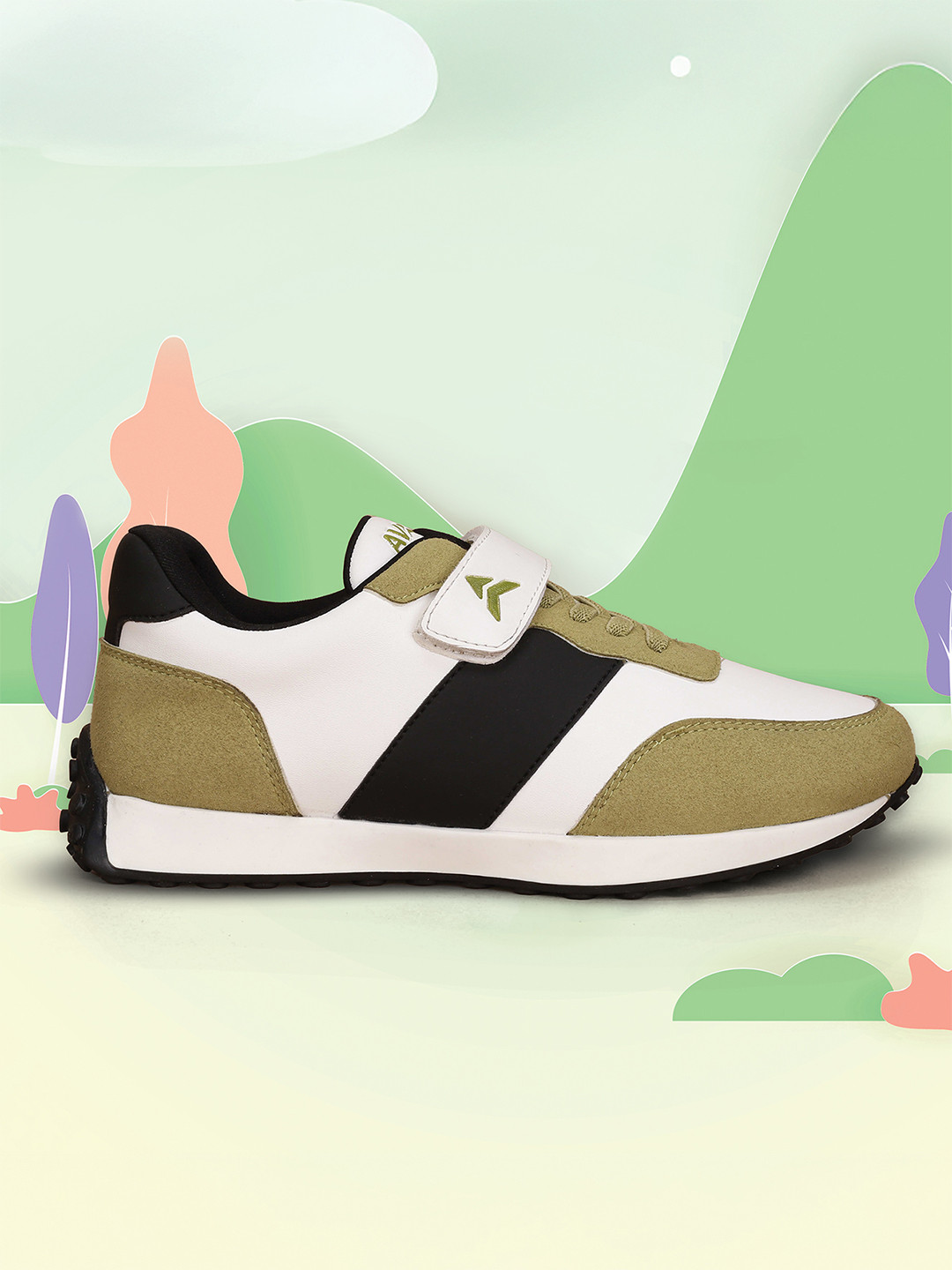 AVANT Kids TrailPals Sneakers - Olive/Black