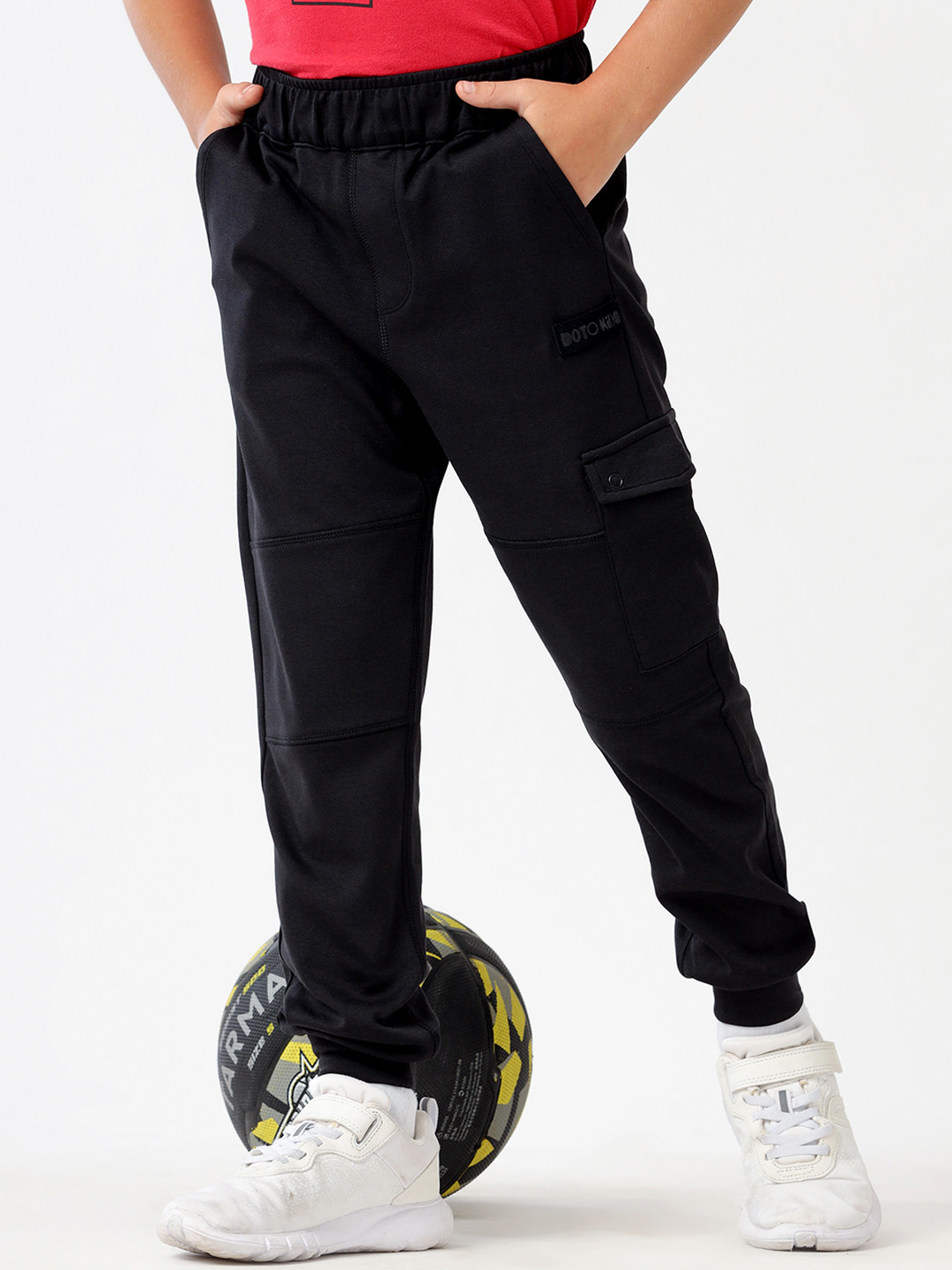 Dotokids Kids Adjustable Waist Cargo Joggers