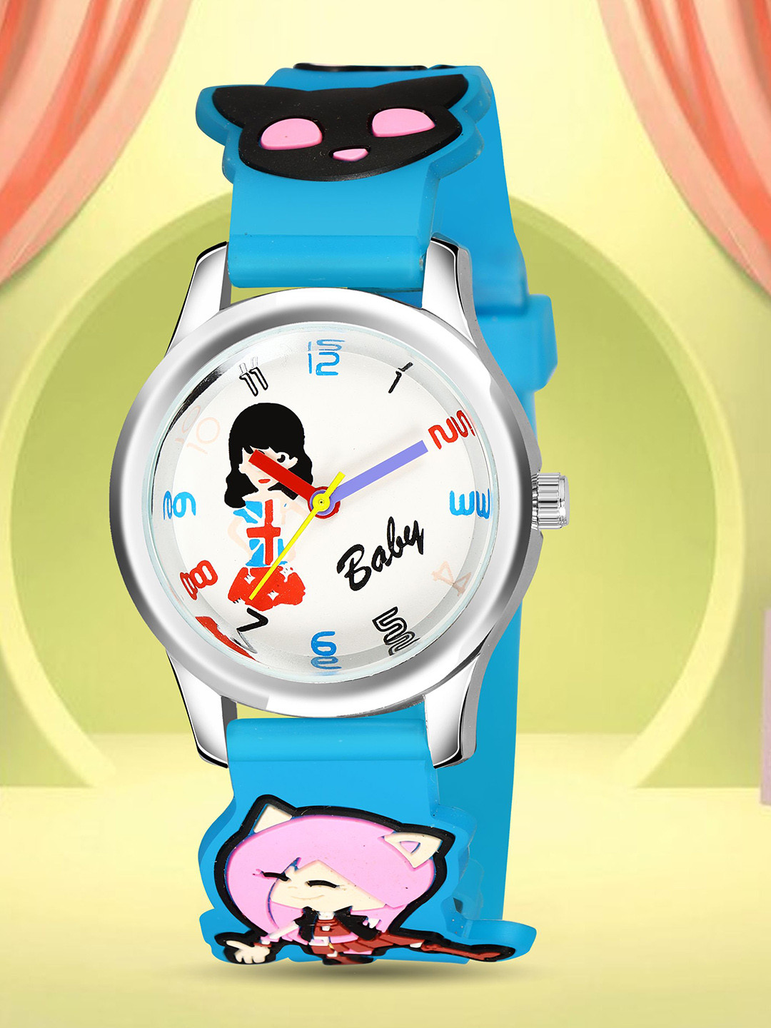 YOUNG MISSION Girls Printed Dial & Straps Analogue Watch BT 001 RBL