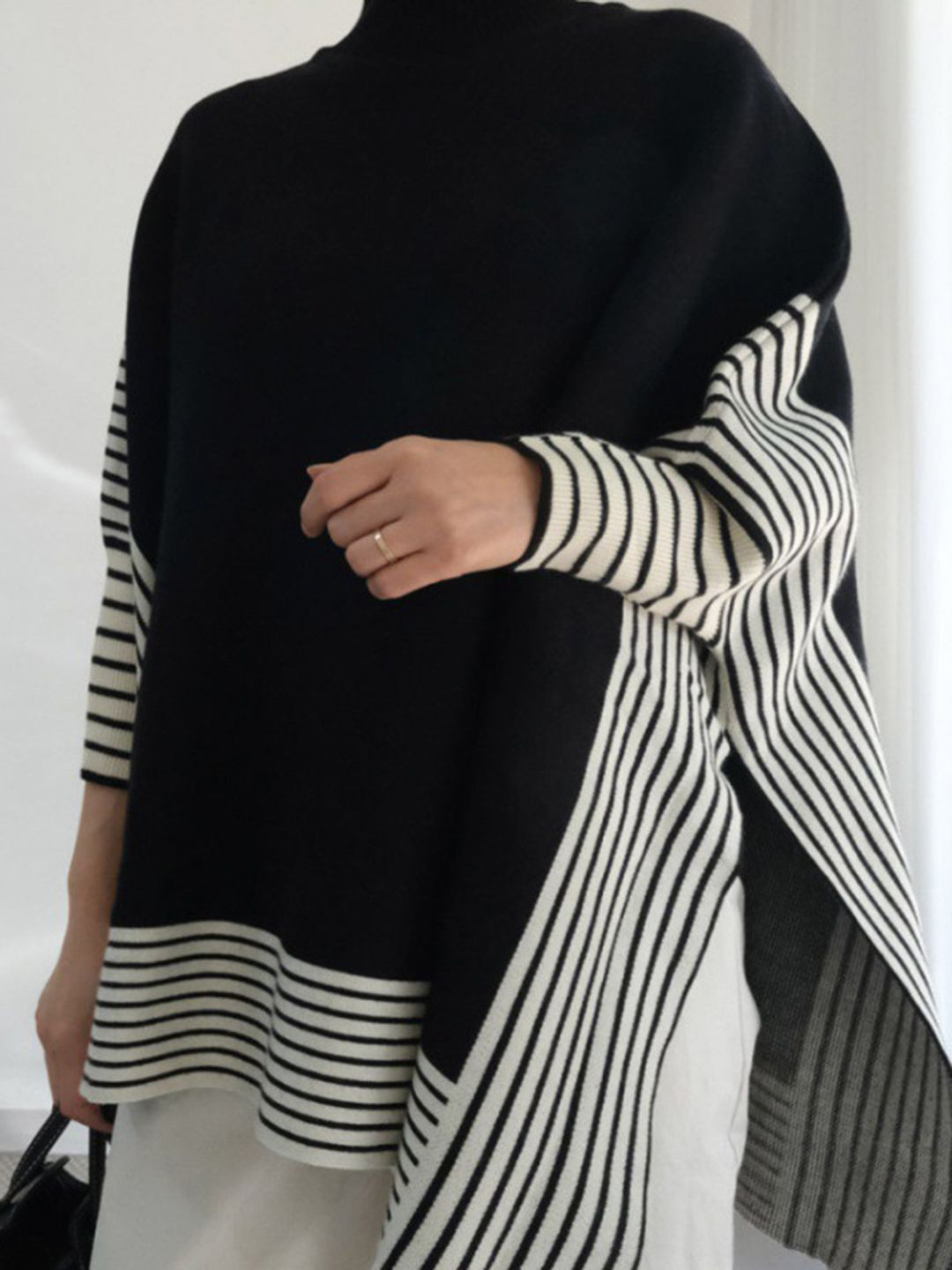 all about you Women Cotton Poncho