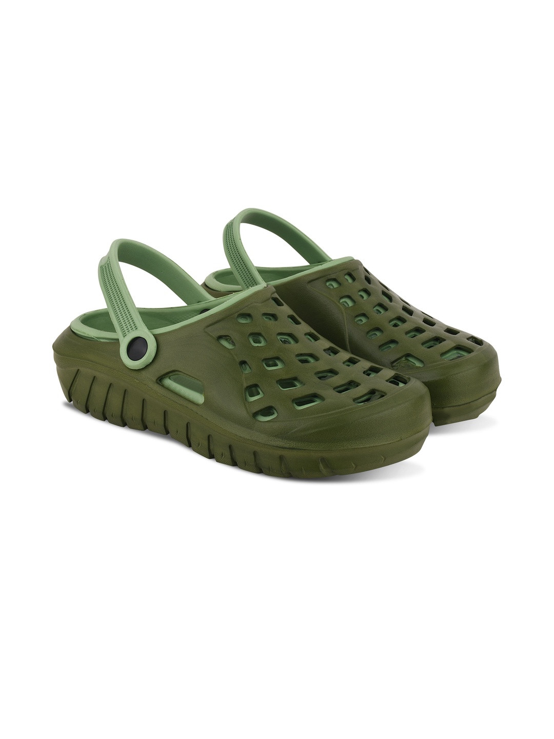 Trump Men Green Flip Flops Clogs