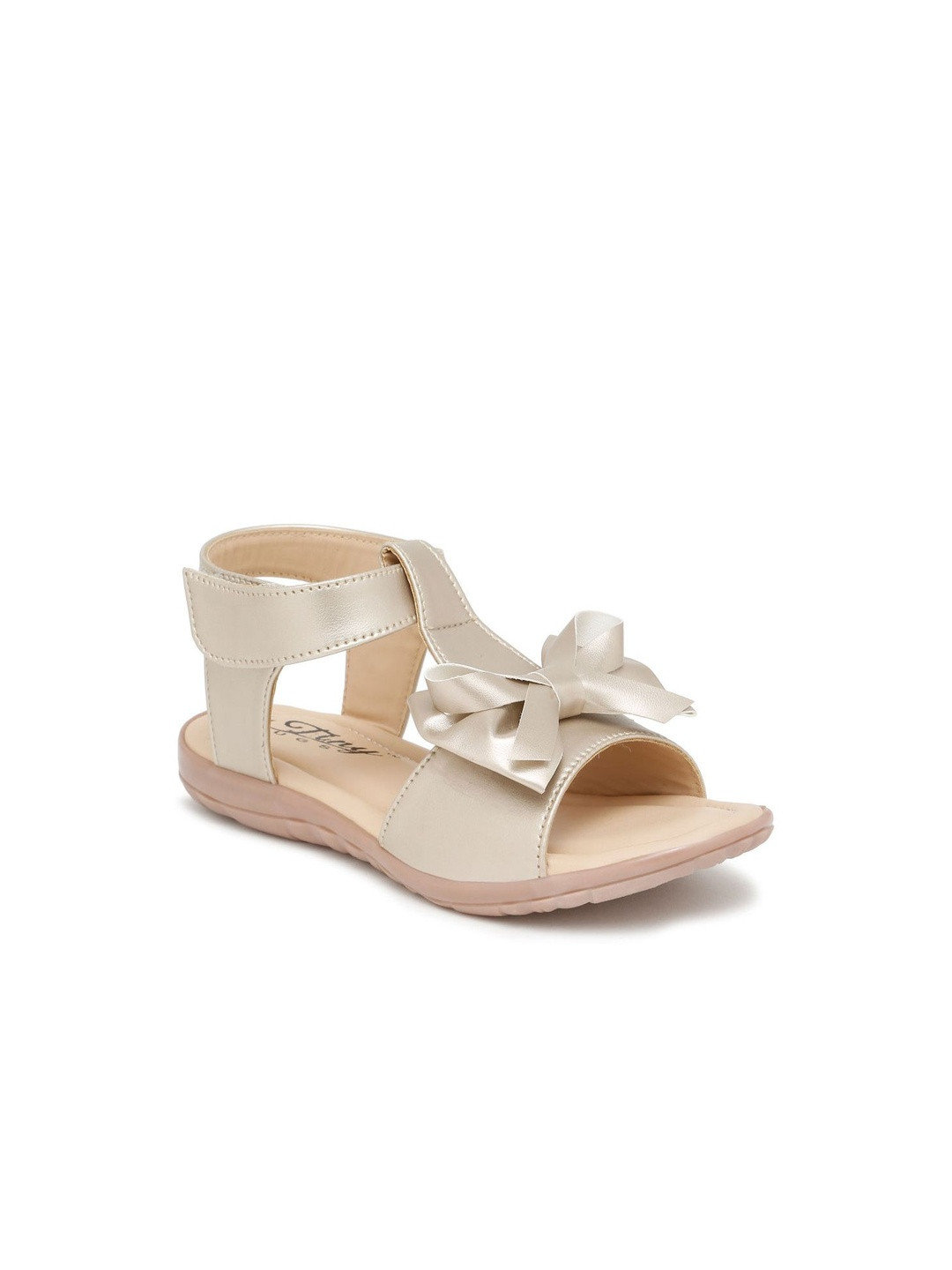 Hopscotch Girls Bow T-Strap Sandals