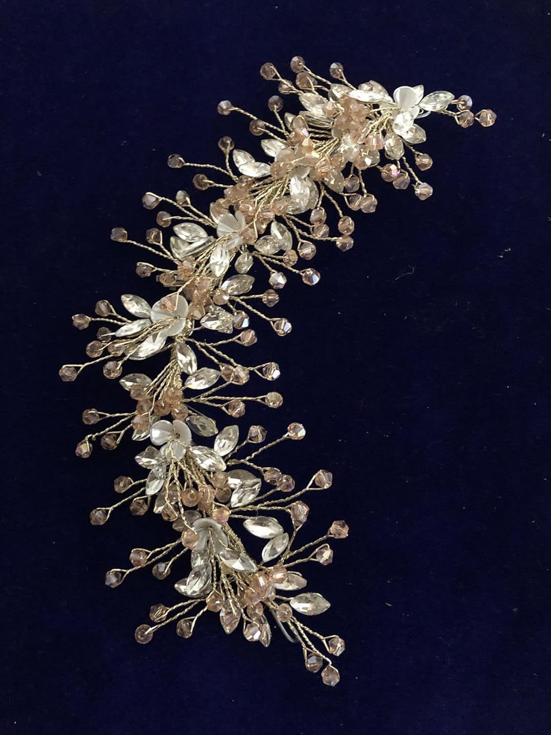 SAMYAK Women Beaded Plastic Hair Accessory