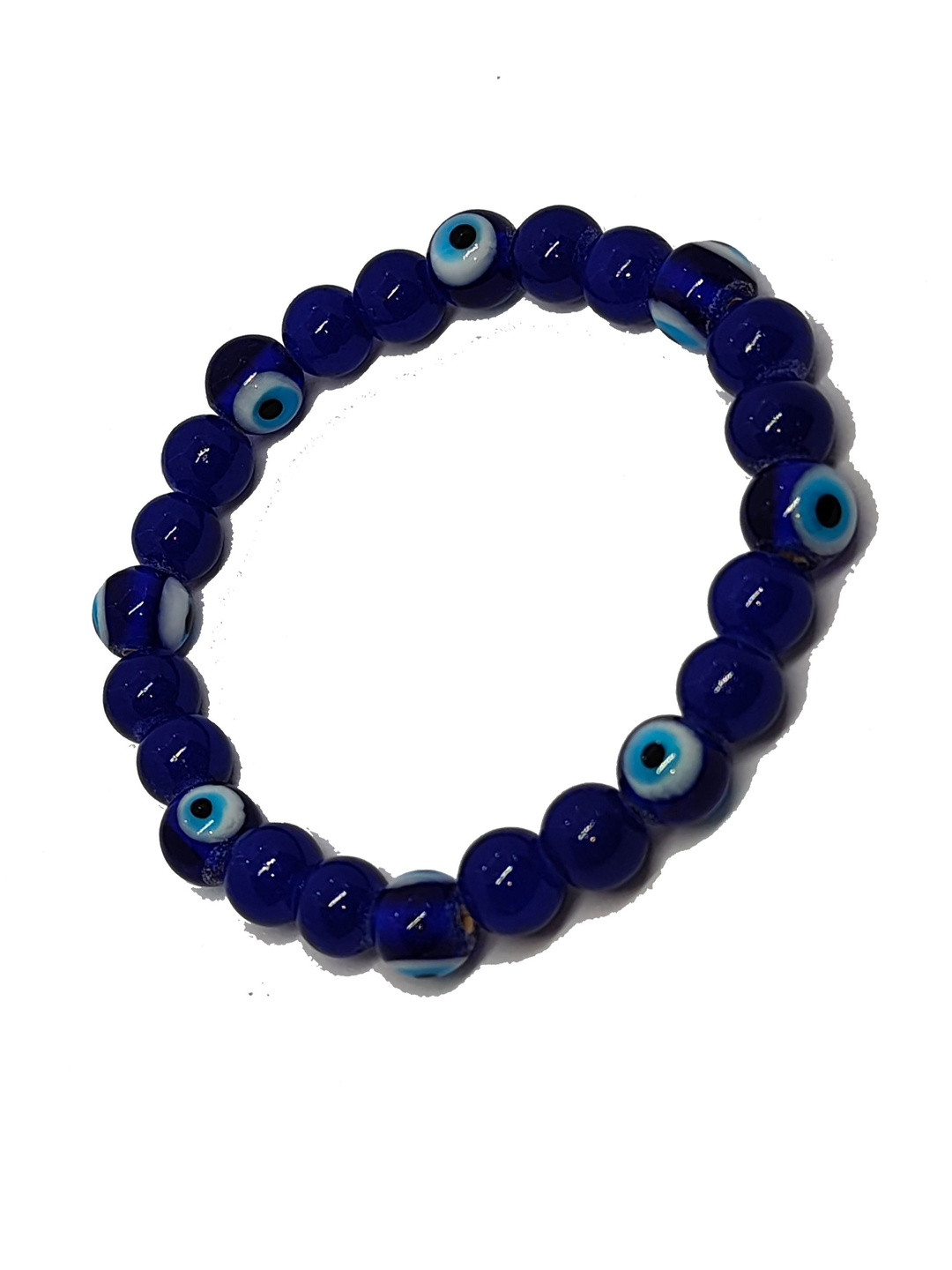 Inara Robes Women Evil Eye Elasticated Slip-On Bracelet