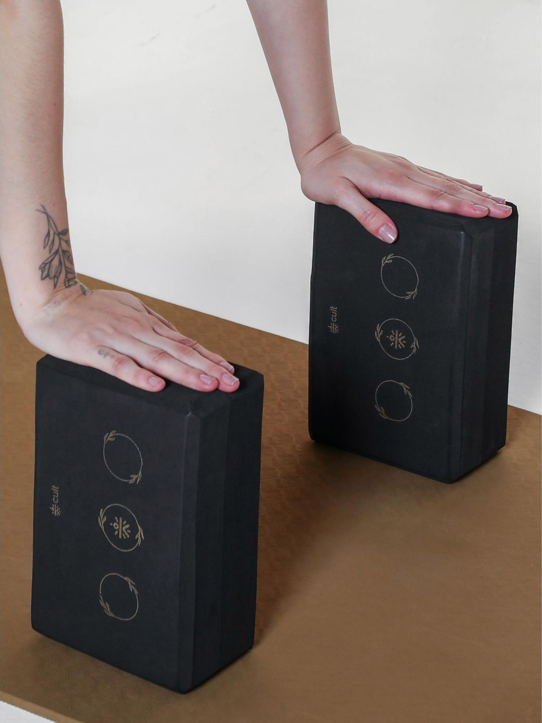 CULT Unisex Pack of 2 EVA 80MM Yoga Blocks