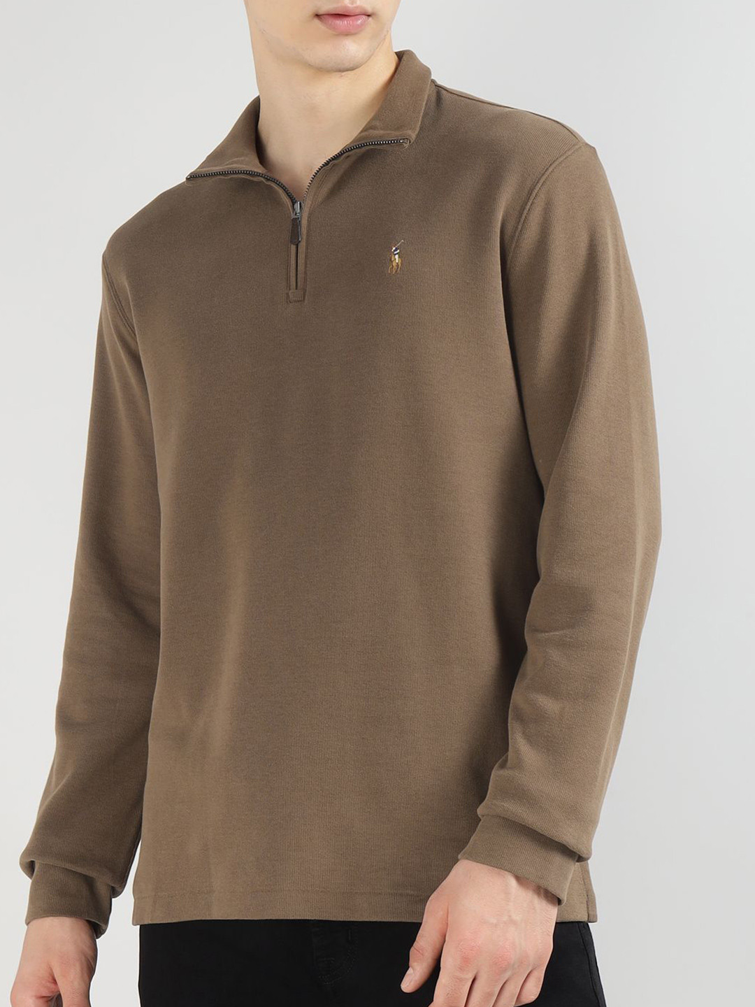 Polo Ralph Lauren Men Shirt Collar Long Sleeves Pure Cotton Pullover Sweatshirt
