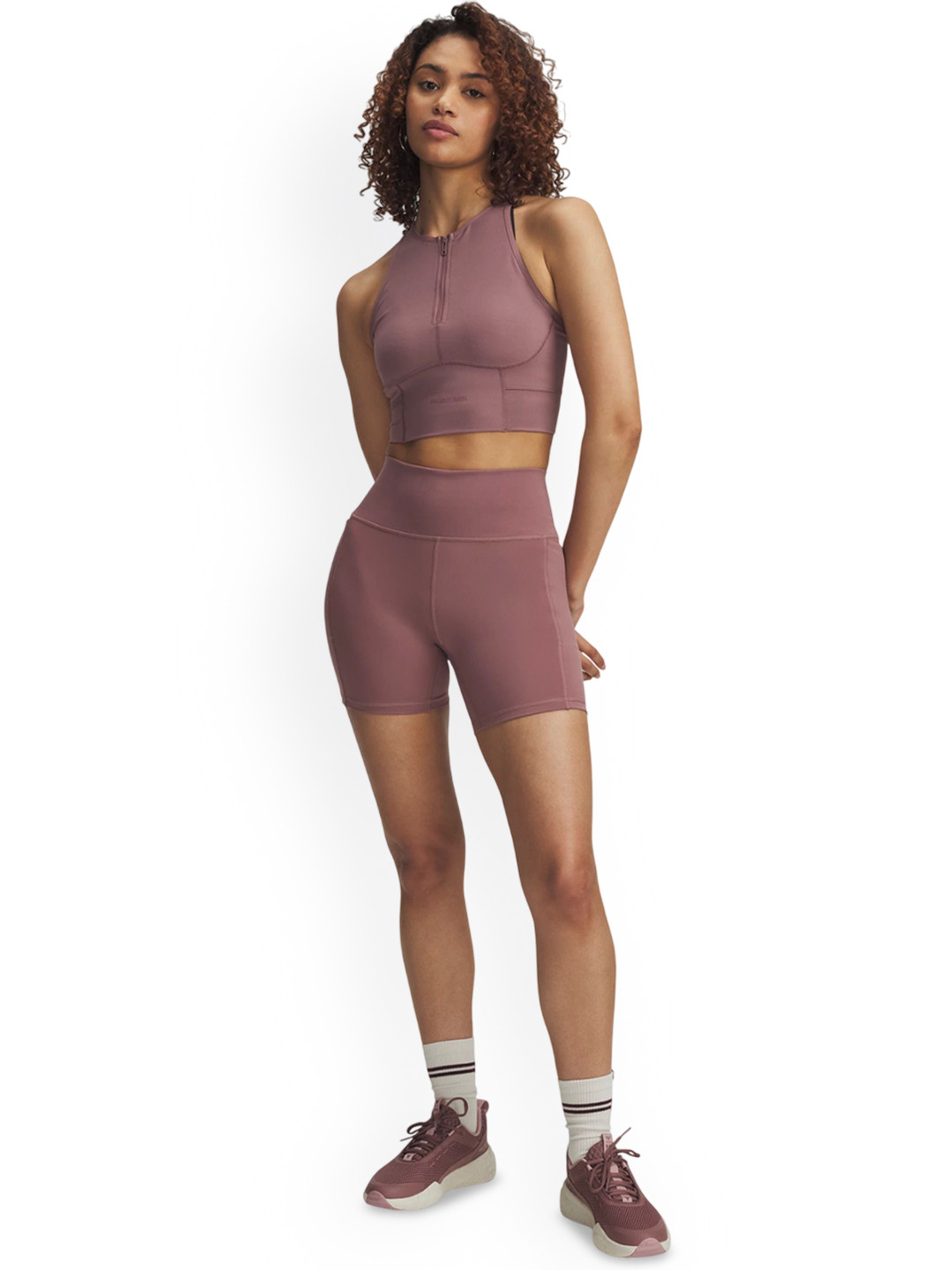 UNDER ARMOUR Project Rock Women Skinny Fit Bike Shorts