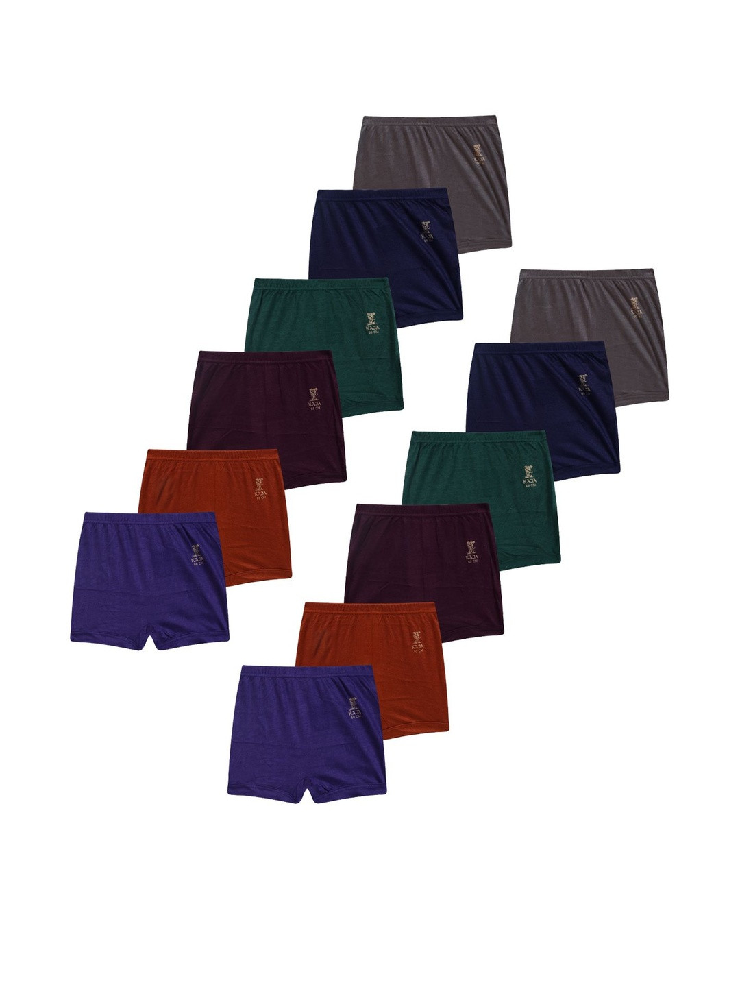 VIRUKSHAM Pack Of 12 Cotton Panties