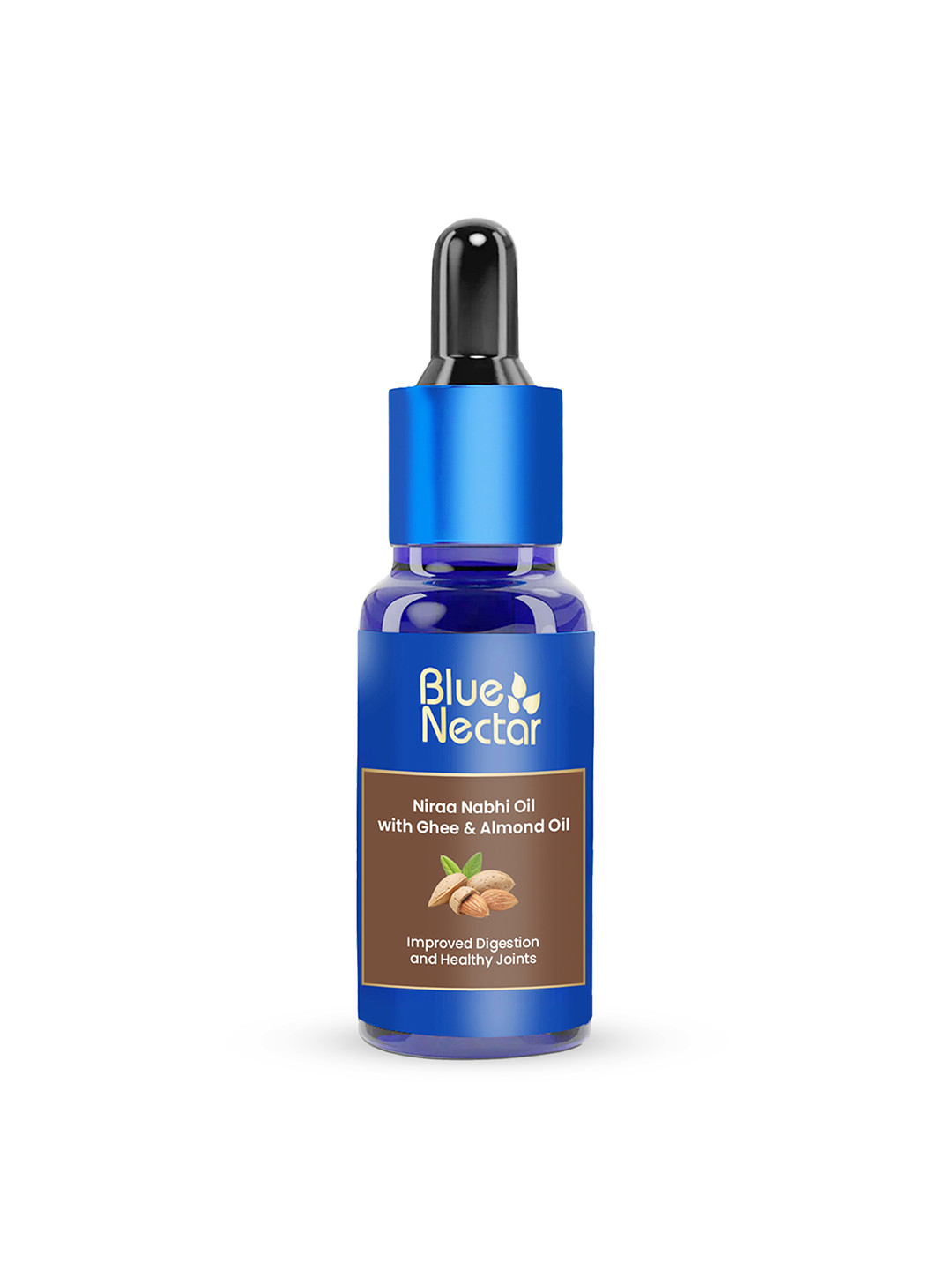 Blue Nectar Niraa Nabhi Oil With Ghee & Almond Oil For Digestion & Joint Support - 30 ml