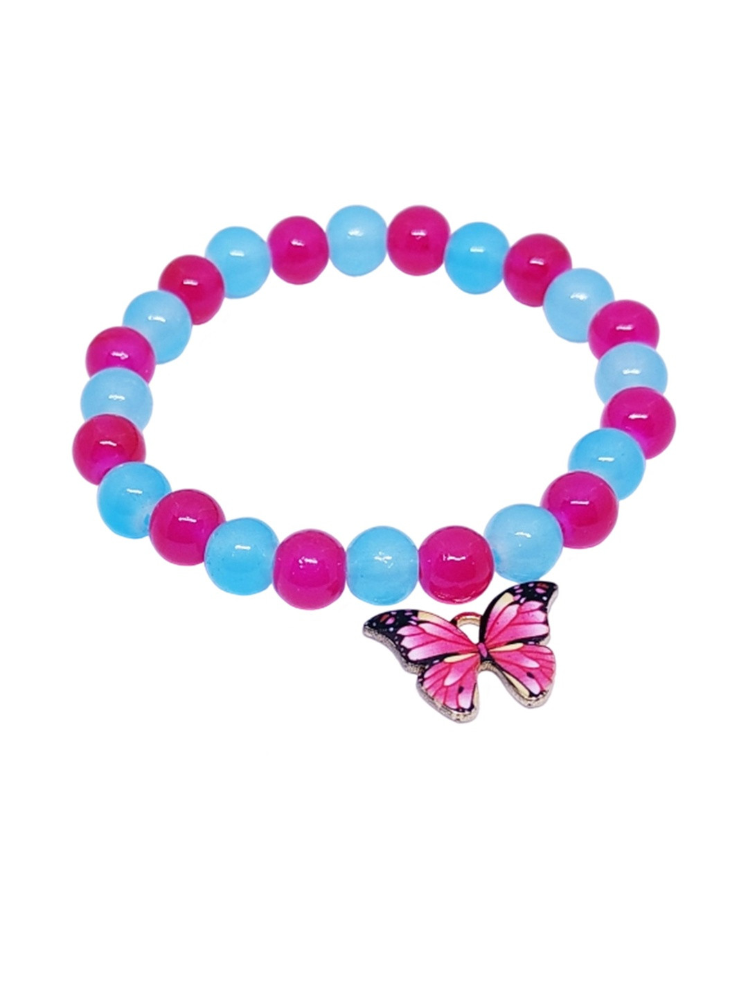 Inara Robes Women Crystals Butterfly Charm Bracelet