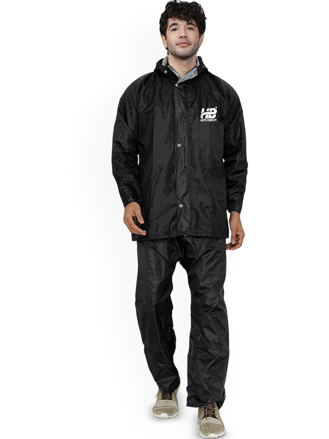 SANCIA Men Reversible Double-Coated Waterproof Rainsuit
