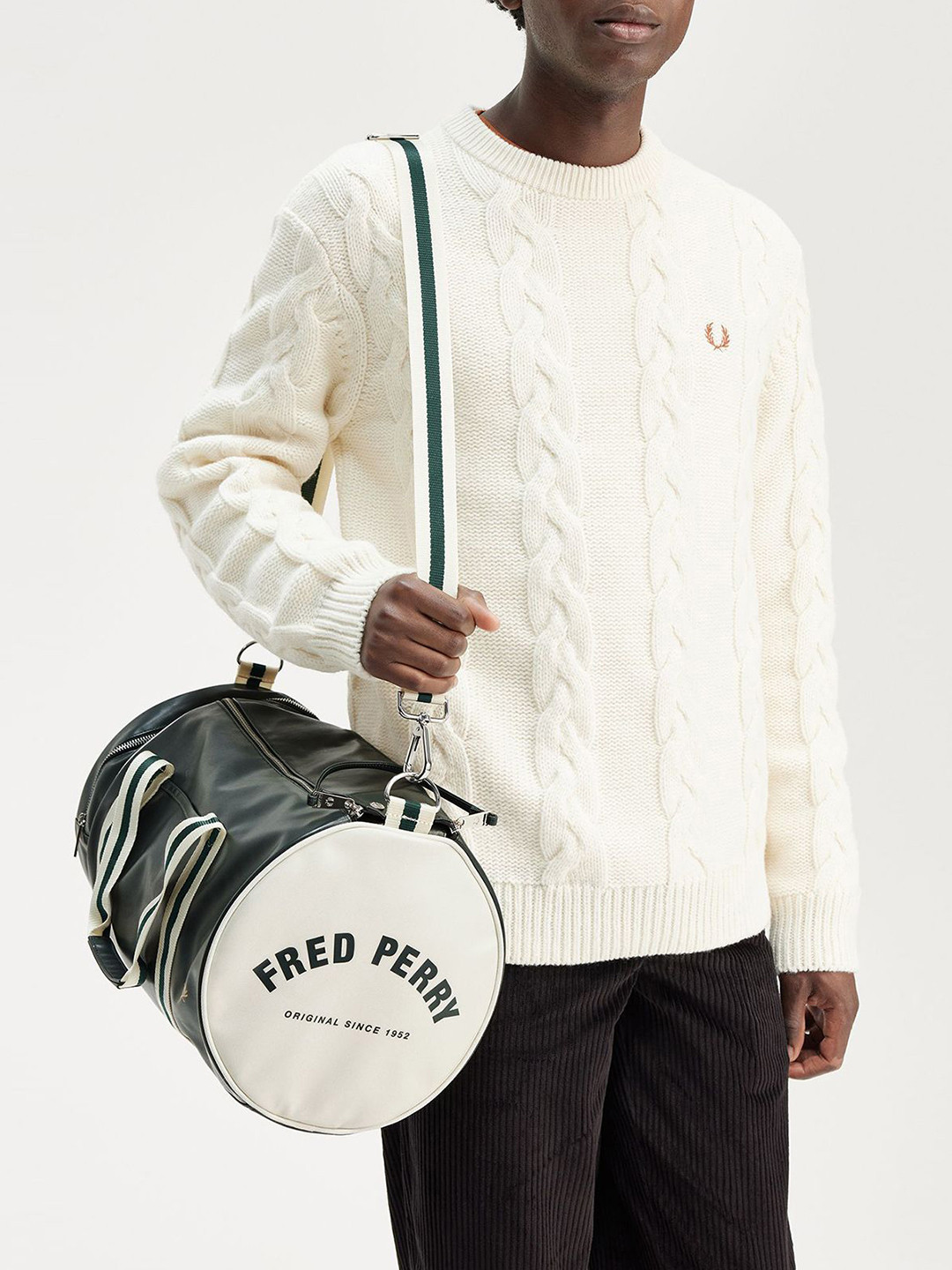 Fred Perry Men Colourblocked Bowling Sling Bag