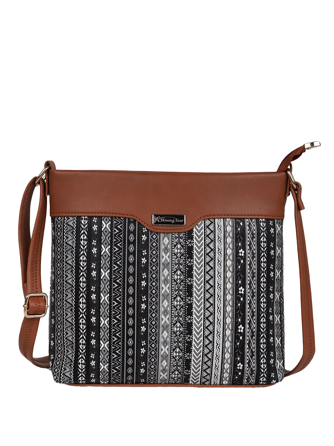 SHINING STAR Women Ethnic Motifs Printed Crossbody Sling Bag