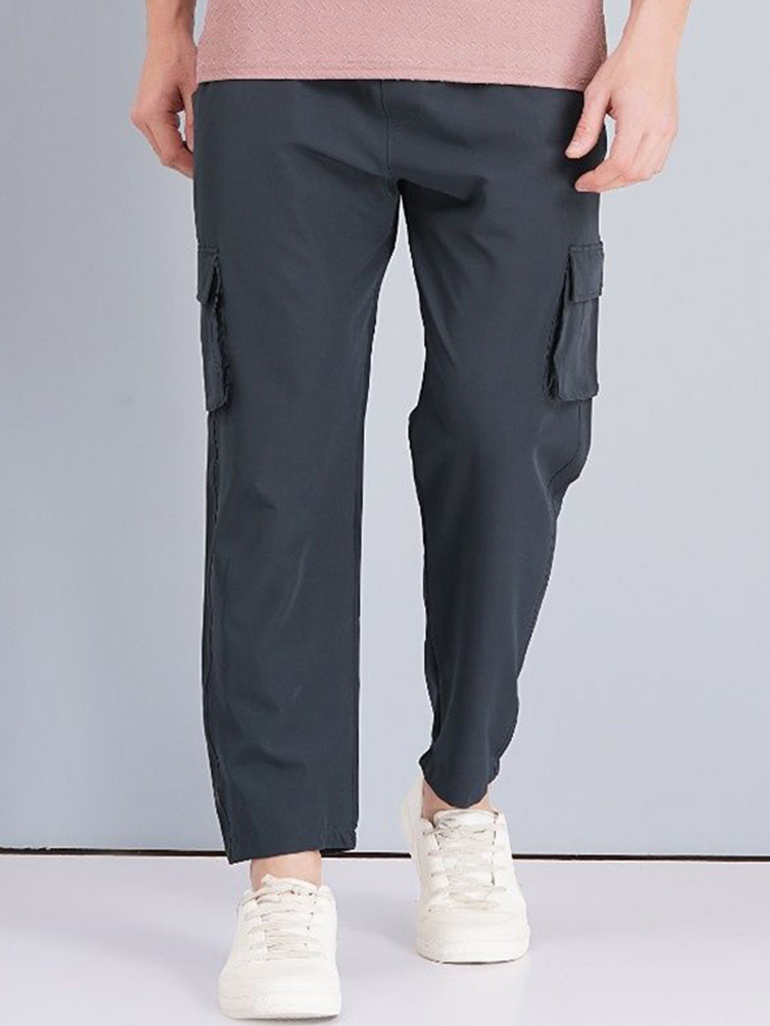 BRILLCO BIZZ Men Mid-Rise Cargo Track Pant