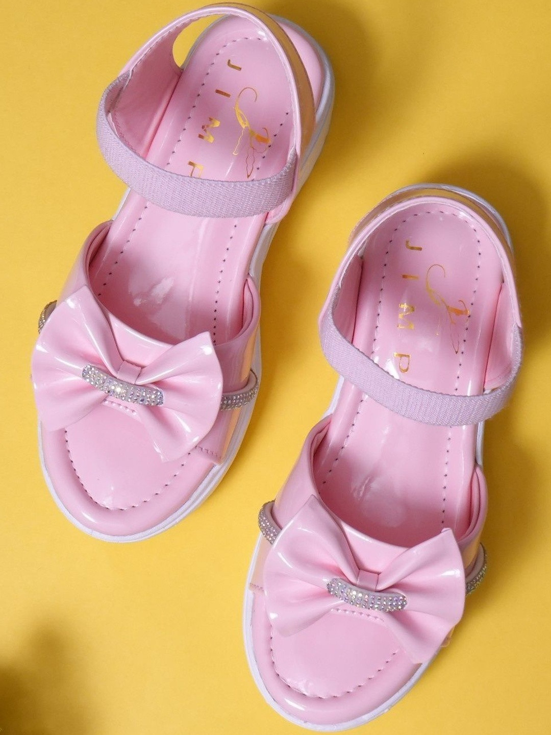 CST Lifestyle Girls Pink Solid Synthetic With TPR Sole Sandals