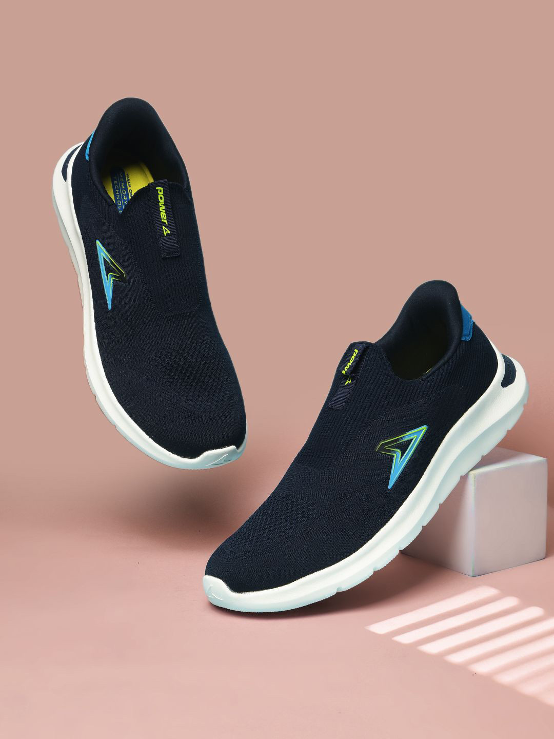 Power Men Textured Lightweight  Slip-On Sneakers