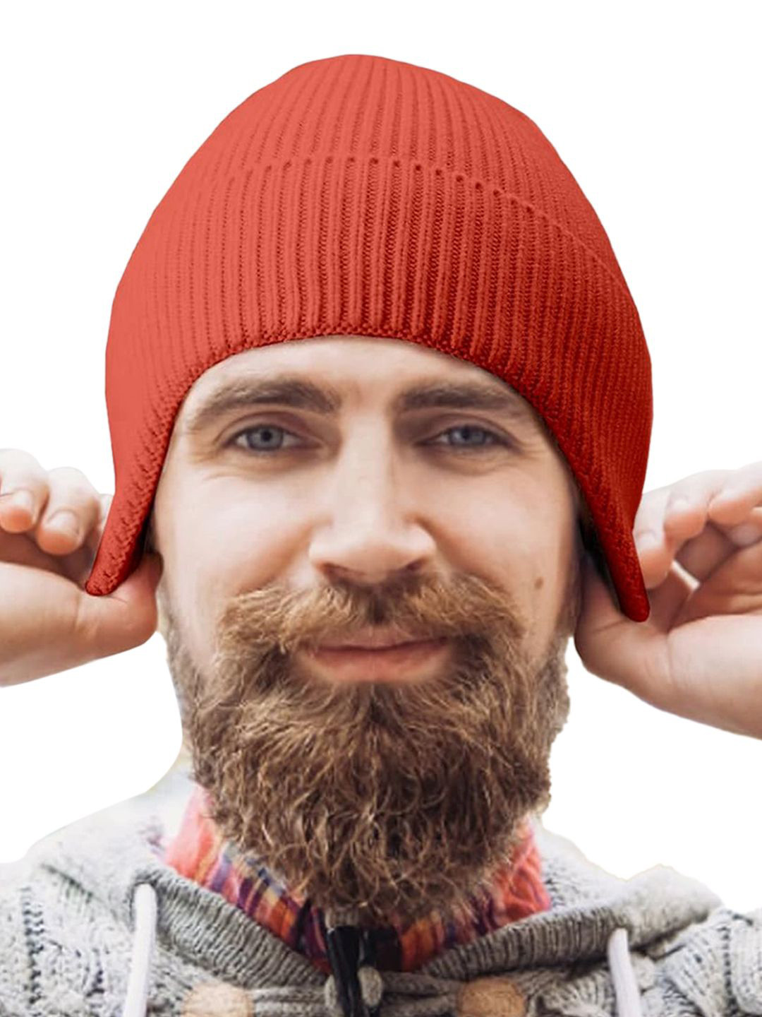 Gajraj Unisex Wool Self Design Caps