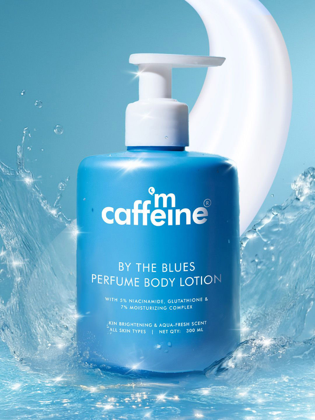 MCaffeine By the Blues Brightening Perfume Body Lotion 5% Niacinamide- 300ml