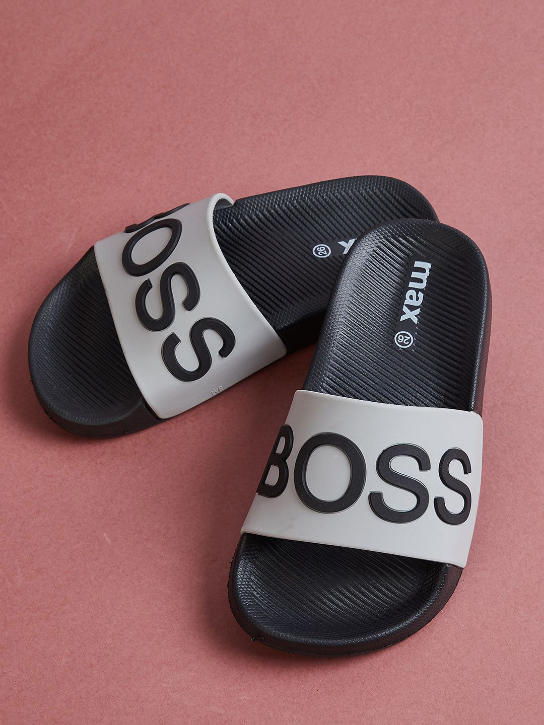 max Boys Printed Sliders