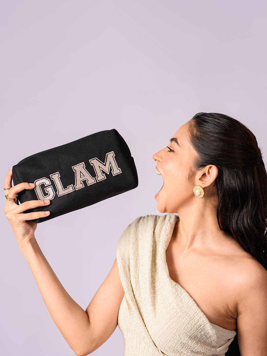 earthbags Embellished Swagger Handheld Bag