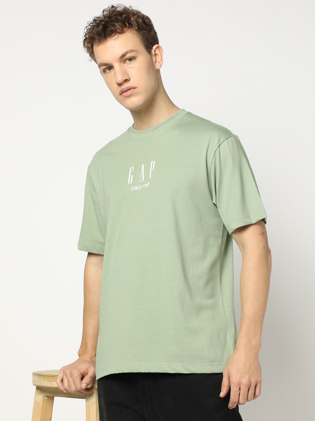 GAP Typography Printed Oversized T-shirt