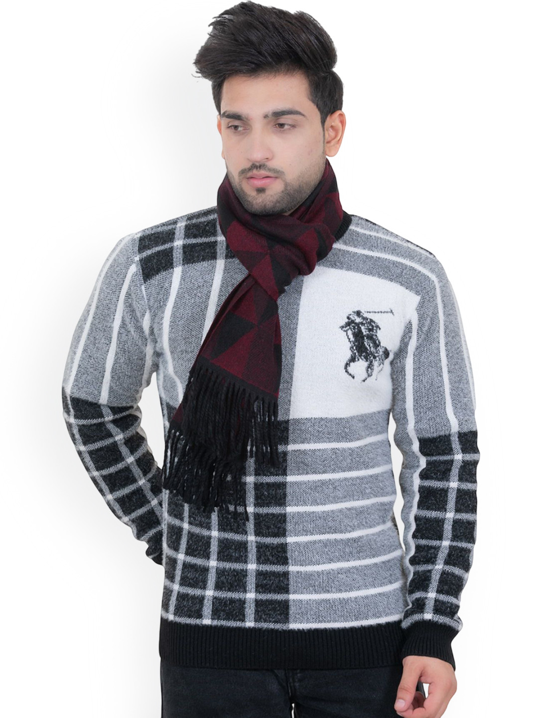 Amoldo Men Printed Soft Mufflers