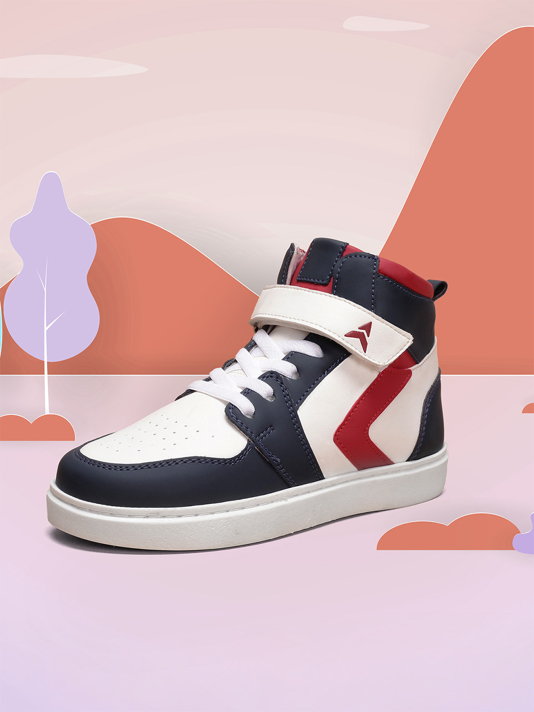 AVANT Unisex Kids MiniMaverick Sneaker - Red/Navy