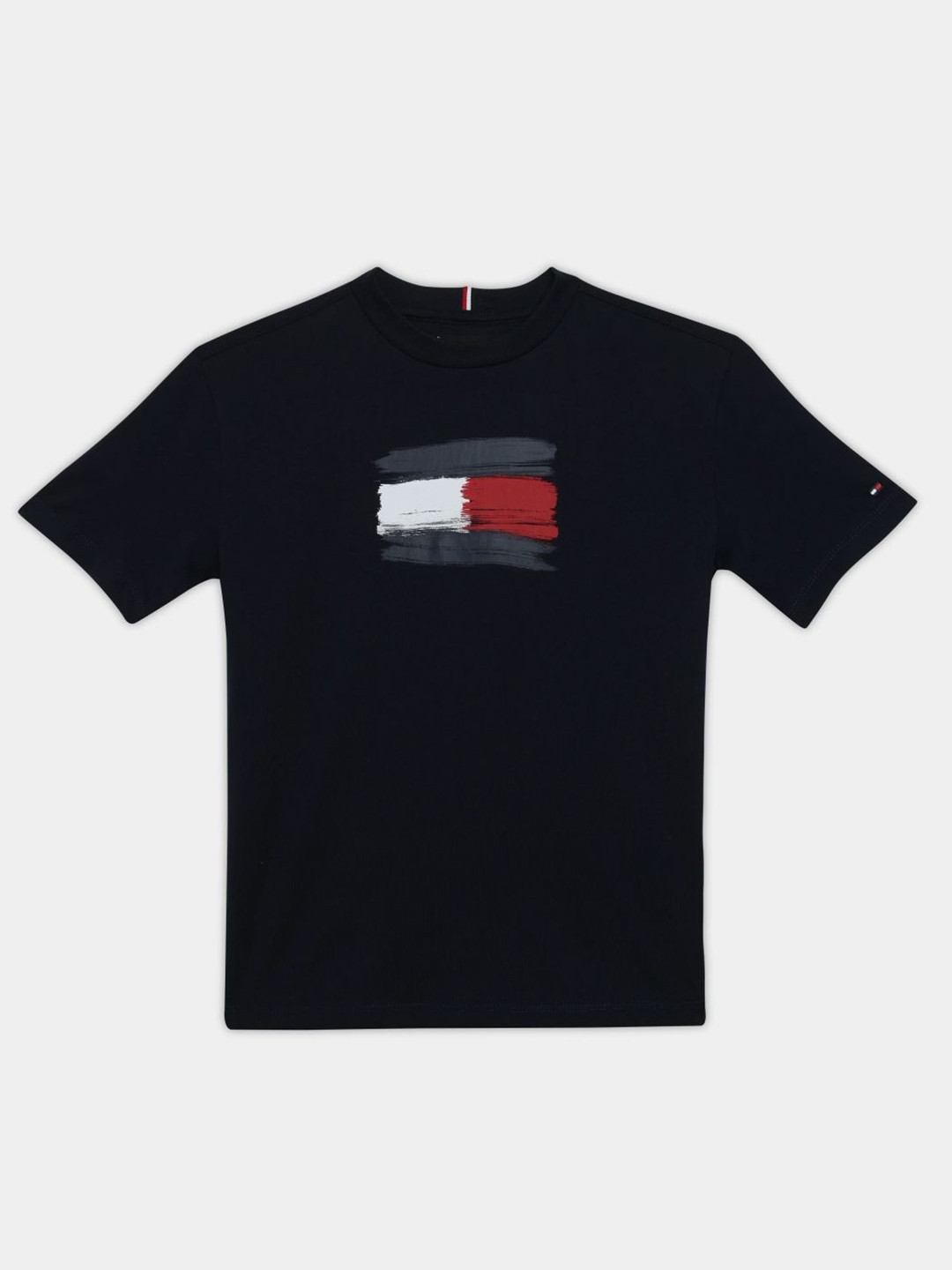 Tommy Hilfiger Boys Brand Logo Printed Short Sleeves T-shirt