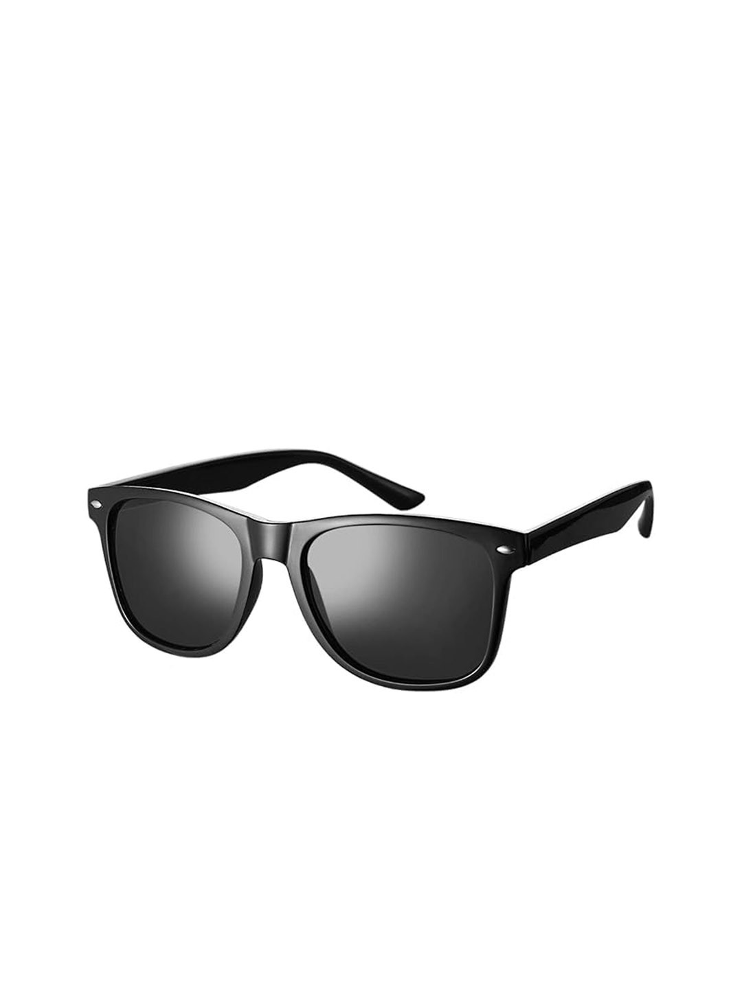 CLIENTALE Unisex Full Rim Style Wayfarer Sunglasses with kcblack_01_tale