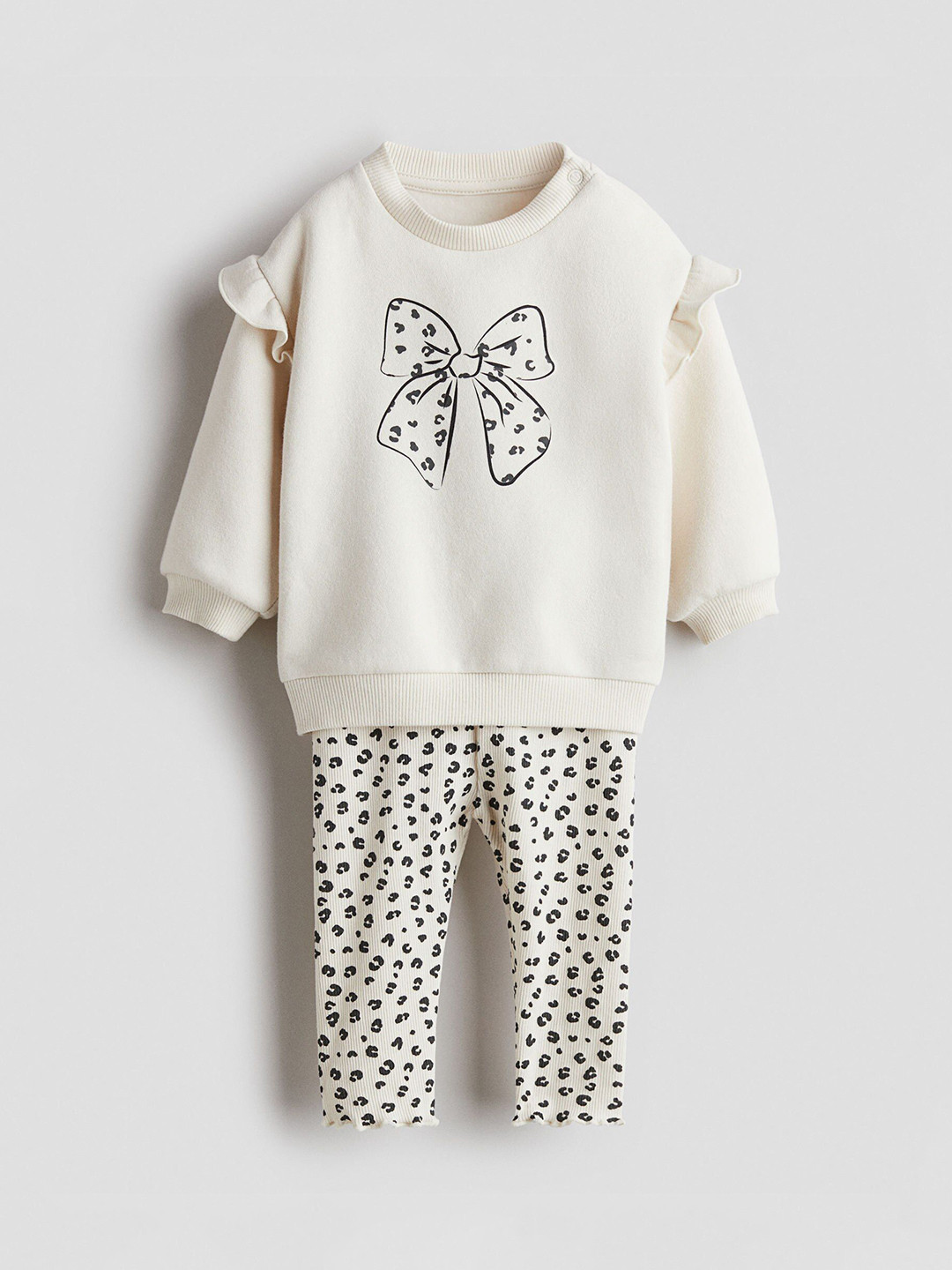 H&M Girls 2-Piece Sweatshirt And Leggings Set