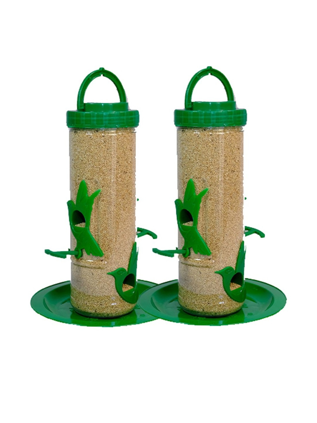 AMIJIVDAYA Pack of 2 Large Bird Feeder With Hanging Hook