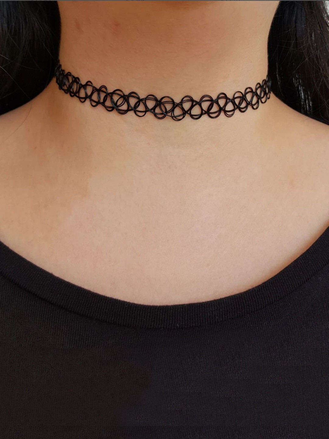 Hi Look Set of 3 Choker Statement Necklaces